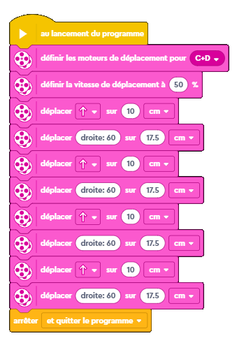 Solution pour la mision 1.3a